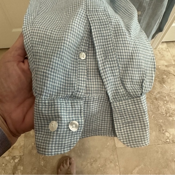 JCrew linen men’s buttons down shirt - Picture 5 of 5